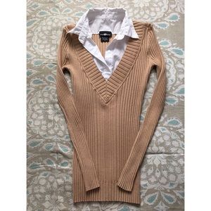Collar Sweater Top