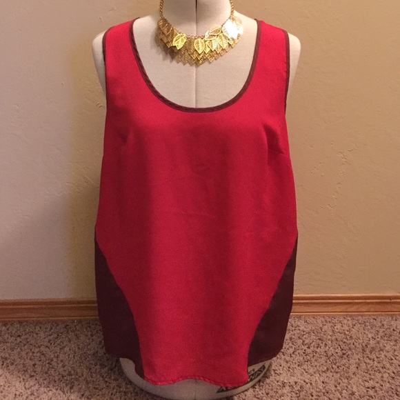 Mossimo Red Racerback Tanktop