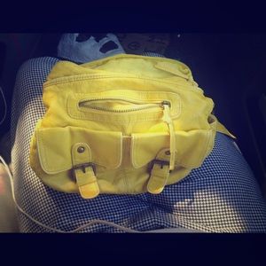 Mossimo bright yellow shoulder bag