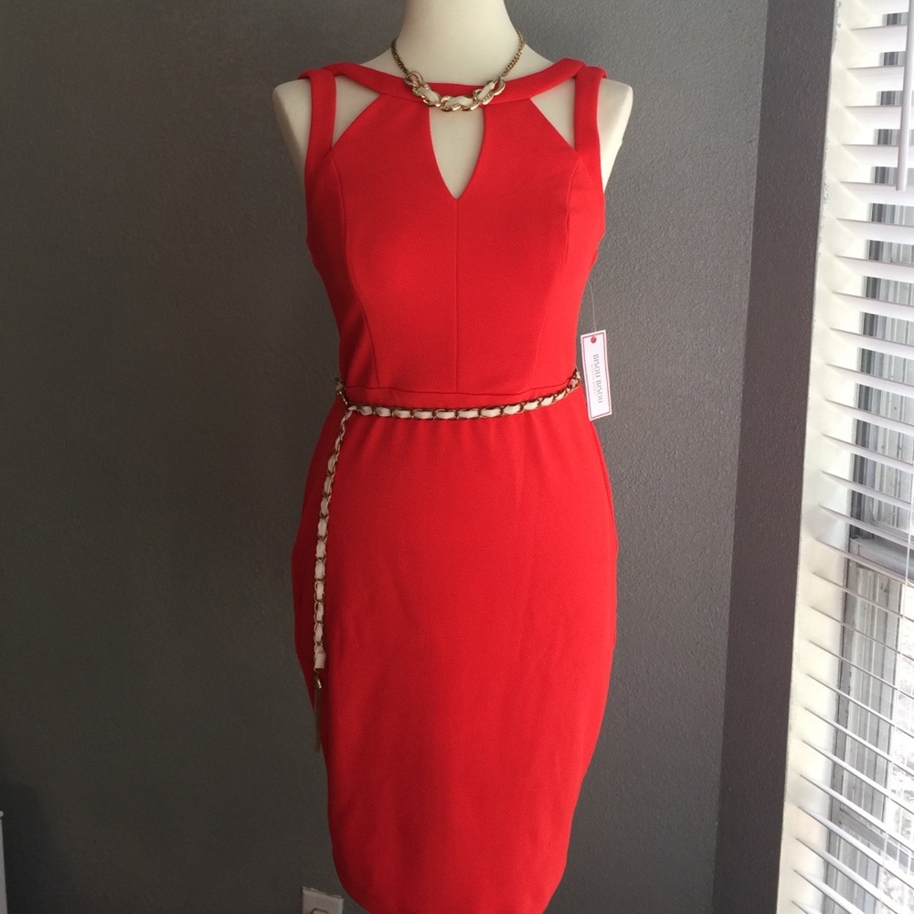 Beautiful tangerine Cocktail dress