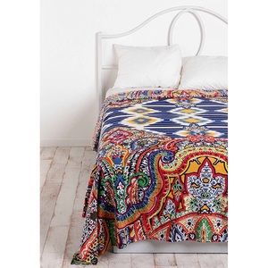 Urban Outfitters Geo Paisley Tapestry Bedspread