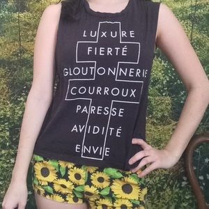 Urban Outfitters Seven Deadly Sins Top