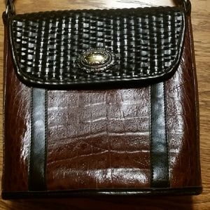 Western leather purse