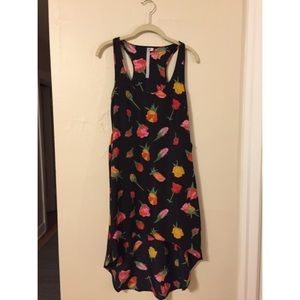 Reformation tulip floral highlow dress
