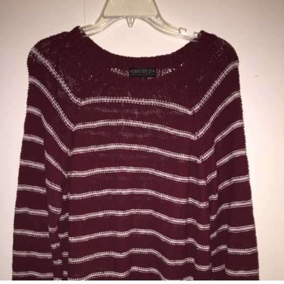 Red / White Striped Sweater