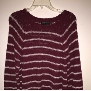 Red / White Striped Sweater