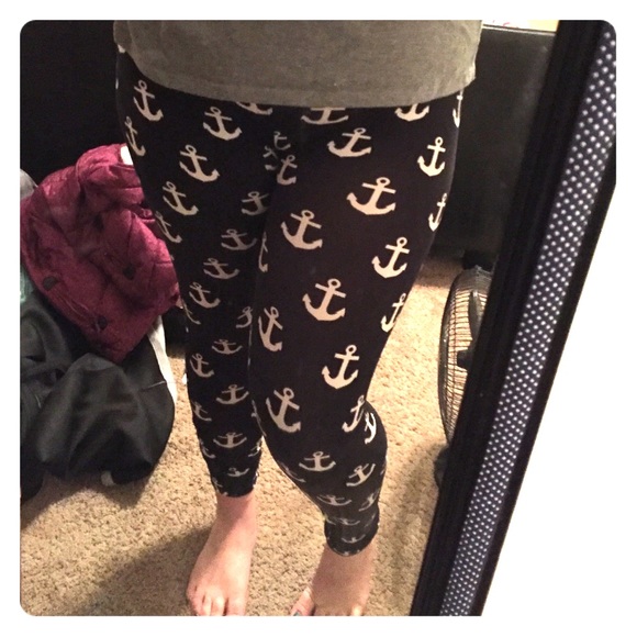 Anchor leggings size l