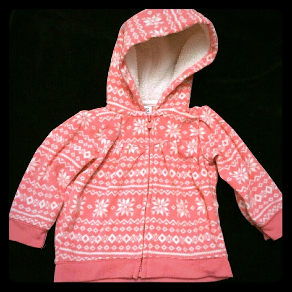 Baby girl fleece jacket