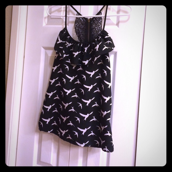 Sparrow Navy an White Tank