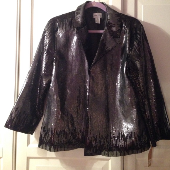 Chicos Sequin Jacket