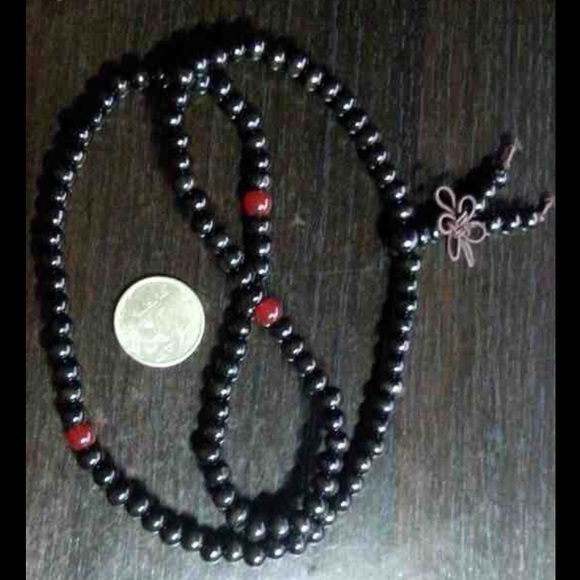 ✨BLACK SANDALWOOD 108 CT MEDITATION BEAD BRACELET✨ - Picture 3 of 4