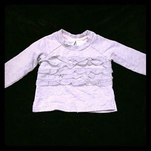 Baby girl ruffle sweater