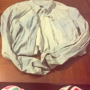 Blue jean shirt
