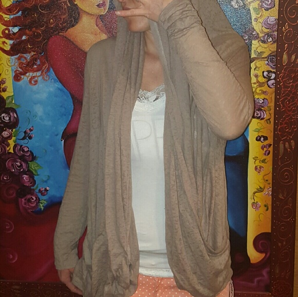 💥SALE💥FREE PEOPLE Draped hooded cardigan - Picture 2 of 3