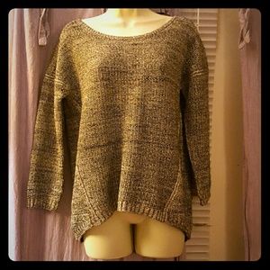 NWT DKNY Silver Sweater Large