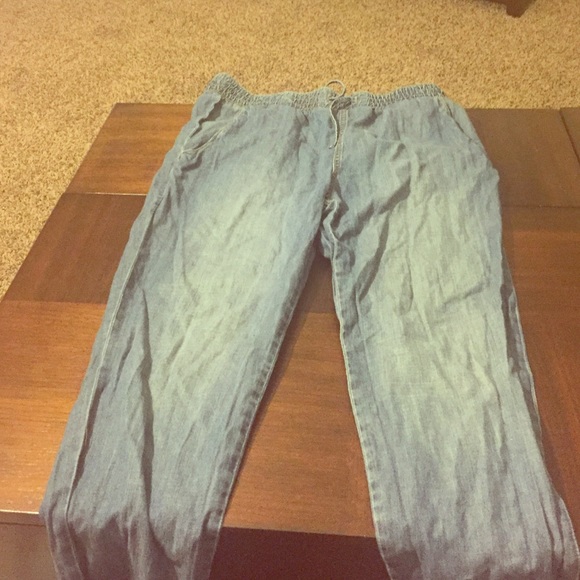 Jean joggers