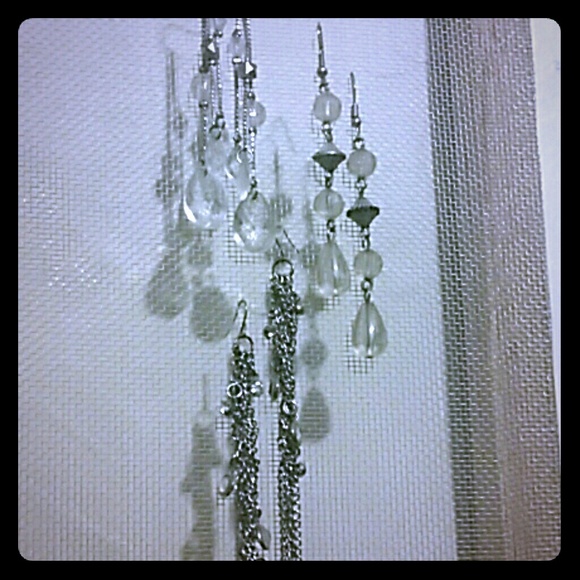 Crystal dangle earring bundle