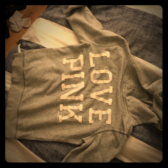 Love pink hoodie