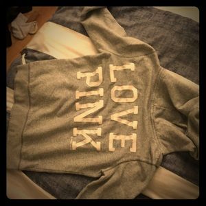 Love pink hoodie