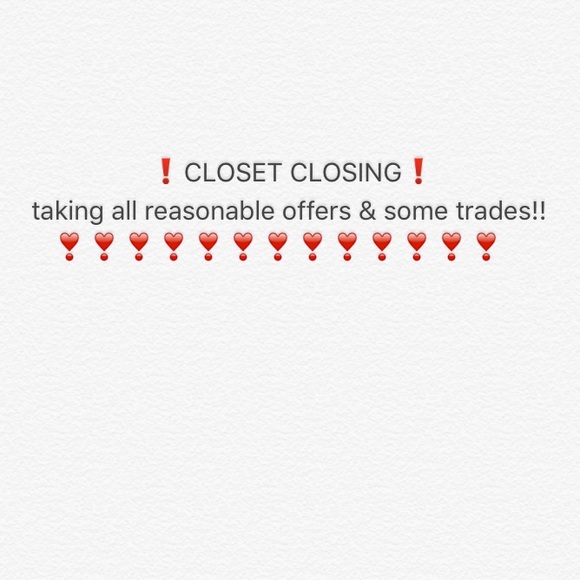 CLOSET CLOSING SOON