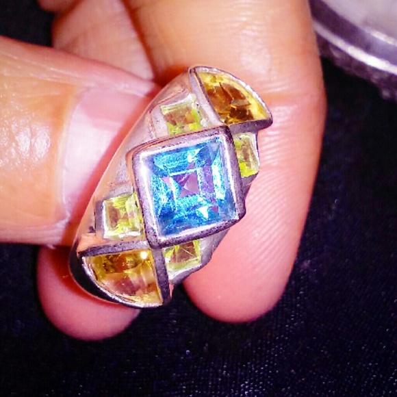 Vintage Thailand sapphire ring