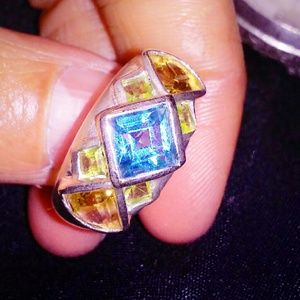 Vintage Thailand sapphire ring