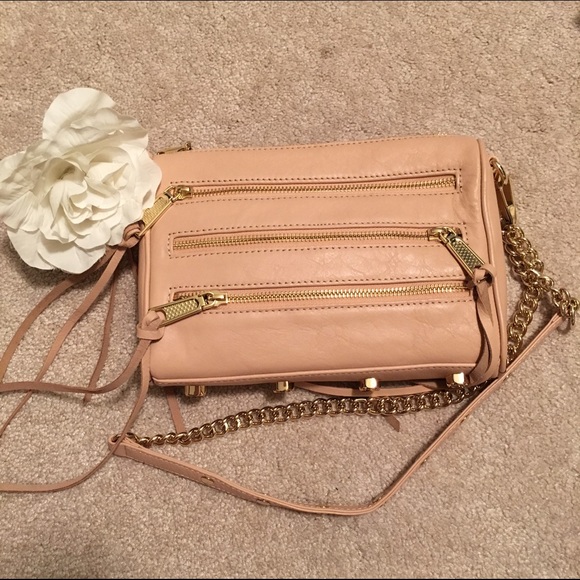 💐 SOLD 💐 Rebecca Minkoff Pale Pink Crossbody - Picture 1 of 5