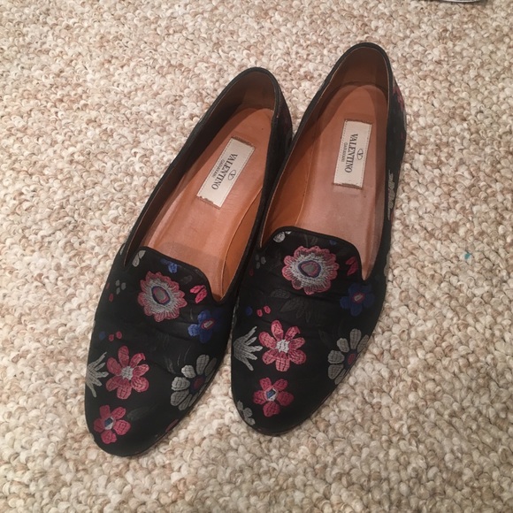 Valentino floral flats
