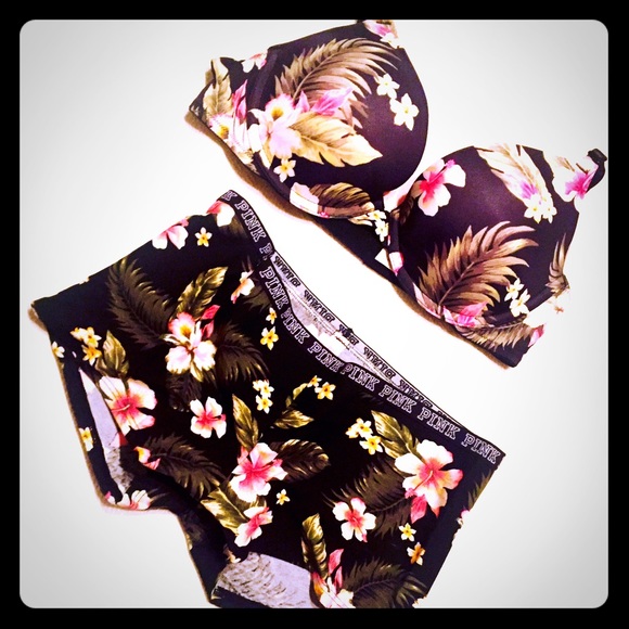 VS-Pink Shortie Short Panty Only