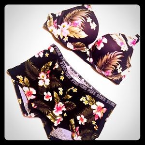 VS-Pink Shortie Short Panty Only