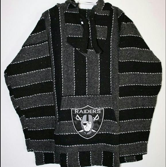 RAIDERS HOODIE SIZE LARGE HANDMADE