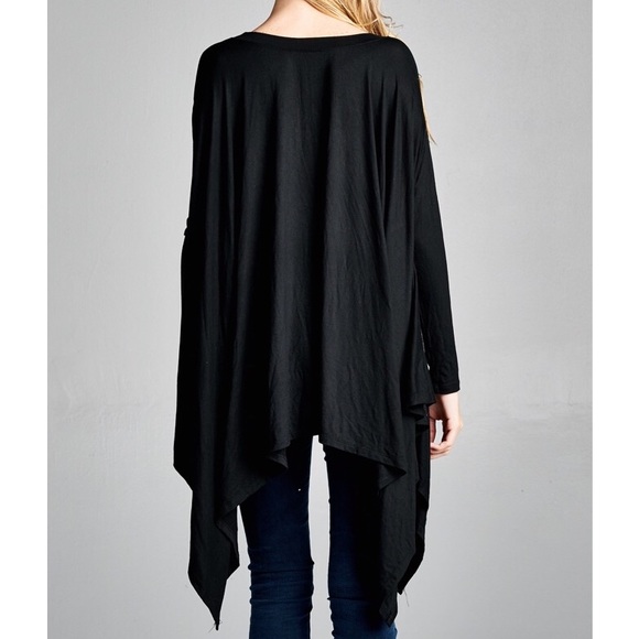 Draped Flowy Top - Picture 3 of 4