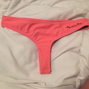 boutine LA peach bikini bottoms