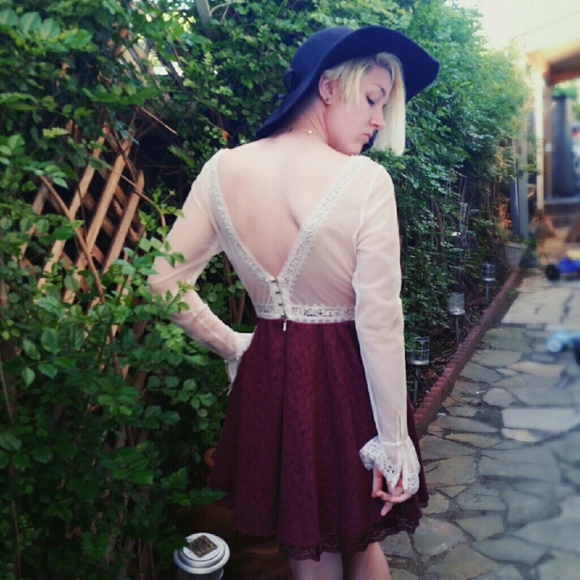 NWOT Free People Victorian Lace Mini - Picture 2 of 4