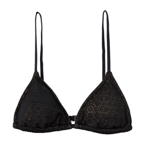 NWT RVCA Doomed geo triangle swim top - Picture 2 of 4