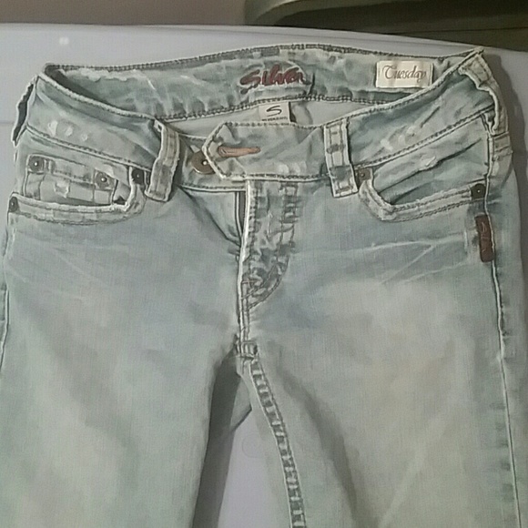 Light wash Silver jeans