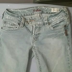 Light wash Silver jeans