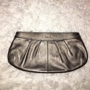 Coach Metallic Clutch
