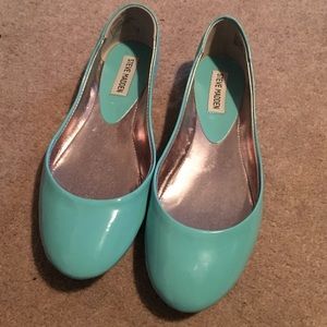 NWOT teal blue Steve Madden flats