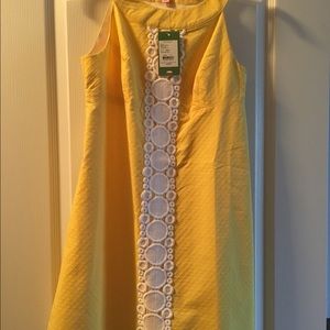 Lilly Pulitzer NWT yellow shift size 2