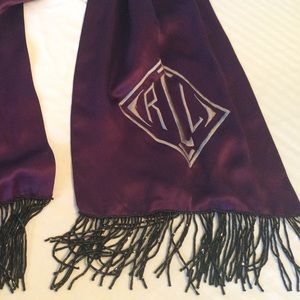 Ralph Lauren Purple silk scarf