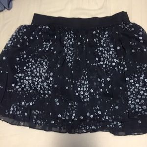 Express black skirt