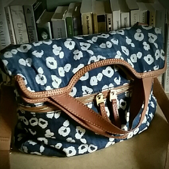 Fossil Erin foldover tote