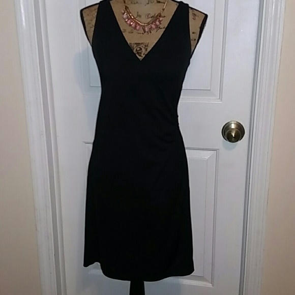 Sexy black work dress