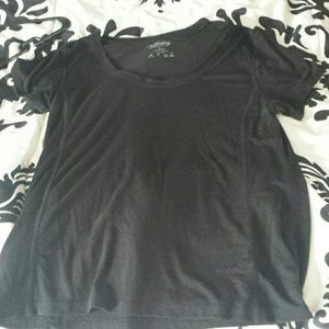 Black Vanity Essentials Tee