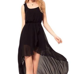 Black High low dress!