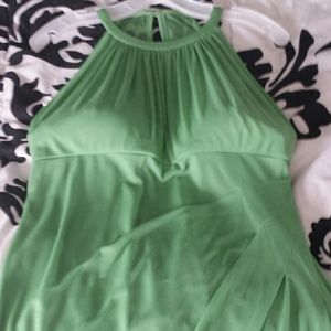 David's Bridal Clover Bridesmaid Dress