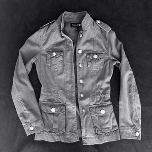 Military style utility jacket