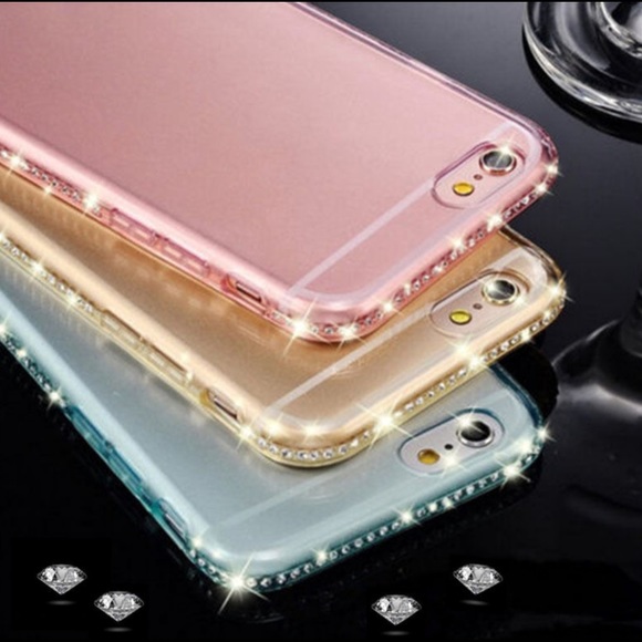 Accessories - Rhinestone iPhone Case Cover Pink