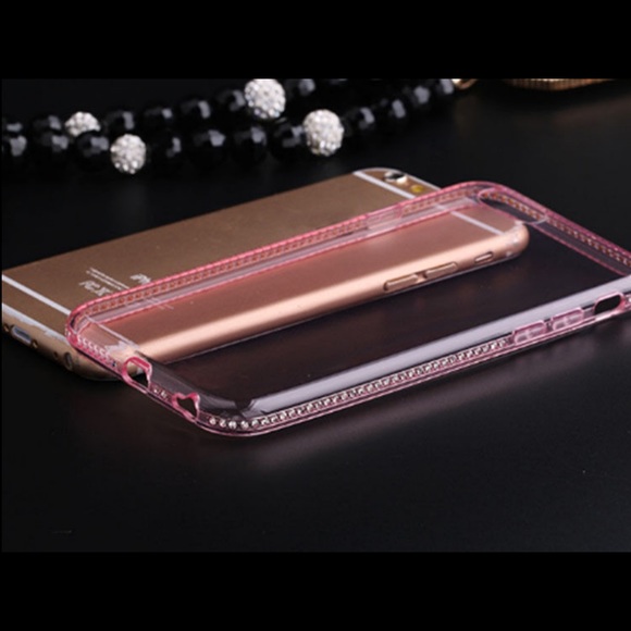 Rhinestone iPhone Case Cover Pink - Picture 4 of 4